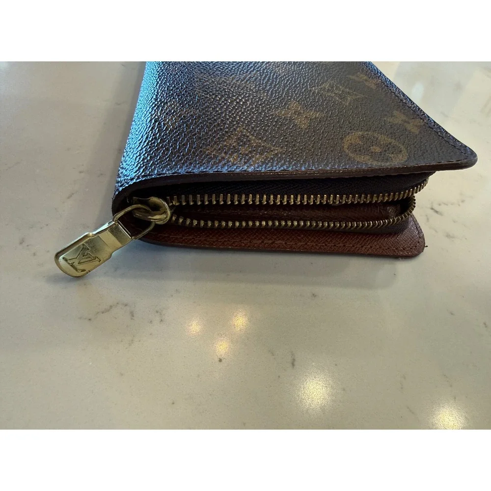 Louis Vuitton‎ Zippy Wallet Monogram Canvas Brown Long Zip Around Wallet Spain
